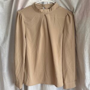 Elegant Tan Women's Top